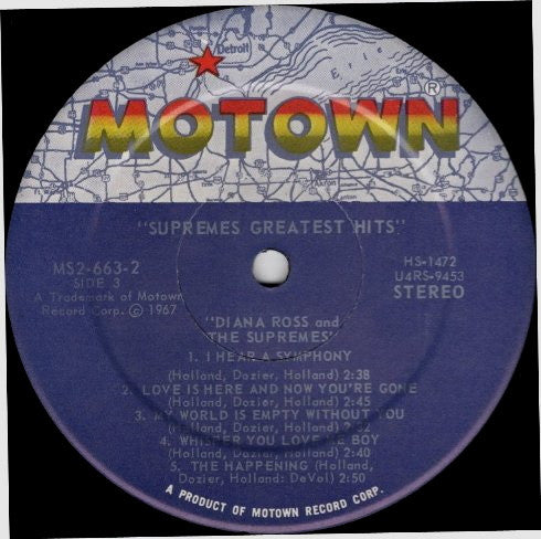 Diana Ross And The Supremes* : Greatest Hits (2xLP, Album, Comp)