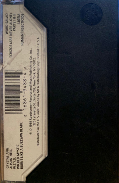 Annihilator (2) : Alice In Hell (Cass, Album)