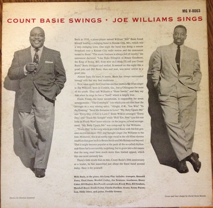 Count Basie / Joe Williams : Count Basie Swings Joe Williams Sings (LP, Mono)