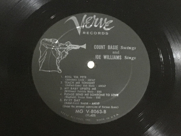 Count Basie / Joe Williams : Count Basie Swings Joe Williams Sings (LP, Mono)