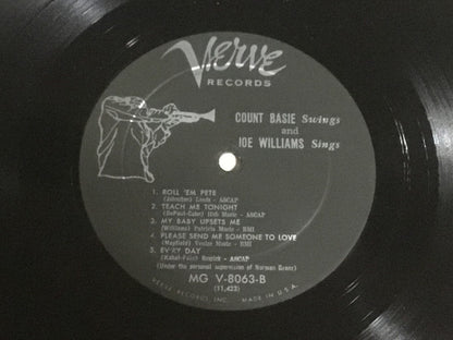 Count Basie / Joe Williams : Count Basie Swings Joe Williams Sings (LP, Mono)