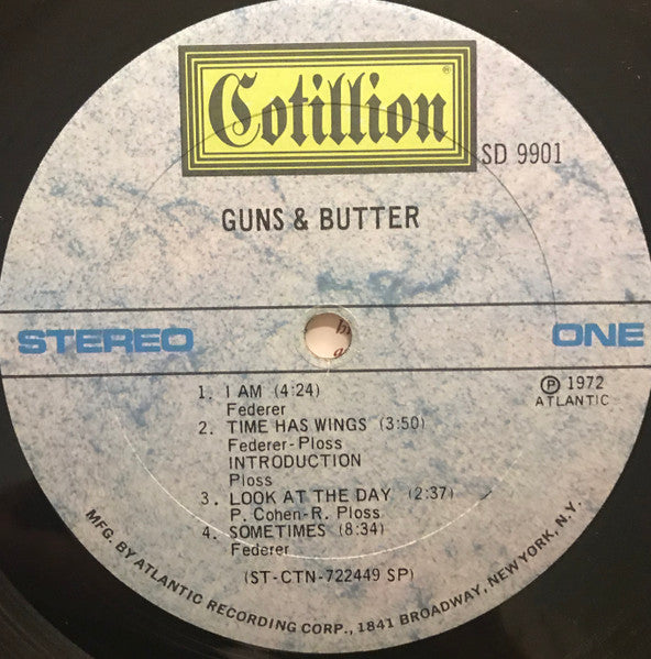Guns & Butter : Guns & Butter (LP, Album, SP )