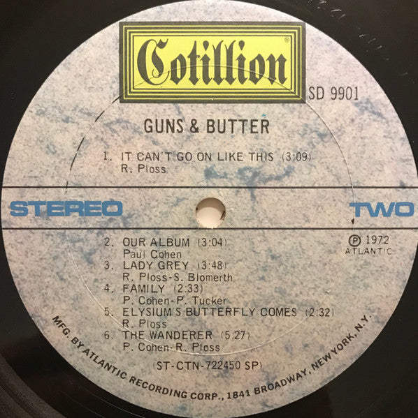 Guns & Butter : Guns & Butter (LP, Album, SP )