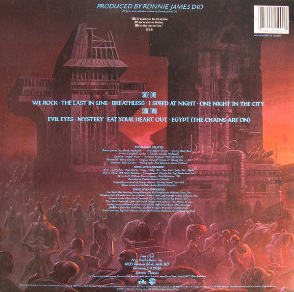 Dio (2) : The Last In Line (LP, Album, Spe)