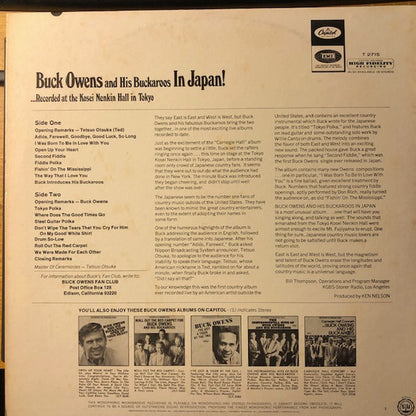 Buck Owens And His Buckaroos : Buck Owens And His Buckaroos In Japan! (LP, Album, Mono, Scr)