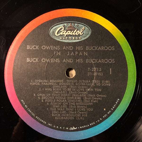 Buck Owens And His Buckaroos : Buck Owens And His Buckaroos In Japan! (LP, Album, Mono, Scr)