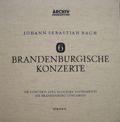 Johann Sebastian Bach : 6 Brandenburgische Konzerte = Six Concerts Avec Plusieurs Instruments = Six Brandenburg Concertos (2xLP, Album + Box)