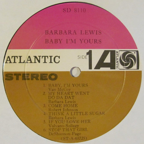 Barbara Lewis : Baby, I'm Yours (LP, Album)