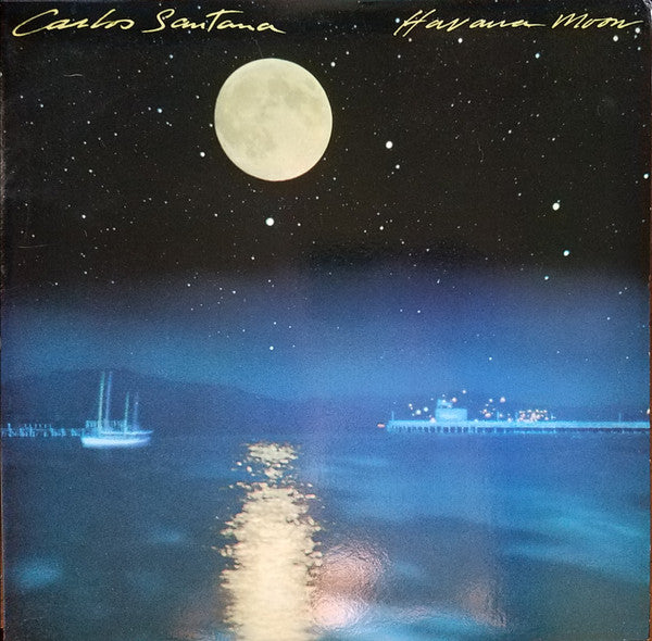 Carlos Santana : Havana Moon (LP, Album, Pit)