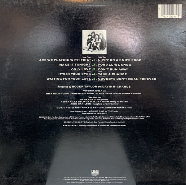 Virginia Wolf : Virginia Wolf (LP, Album, Spe)