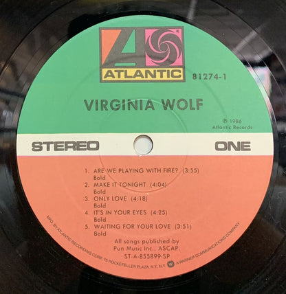 Virginia Wolf : Virginia Wolf (LP, Album, Spe)