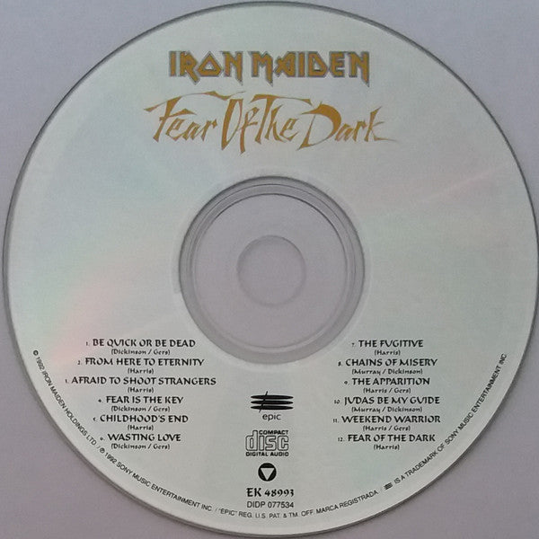 Iron Maiden : Fear Of The Dark (CD, Album)
