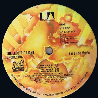 Electric Light Orchestra : Face The Music (LP, Album, RP)