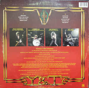 Y & T : Mean Streak (LP, Album, C-M)