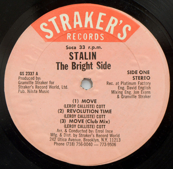 Black Stalin : The Bright Side (LP, Album)