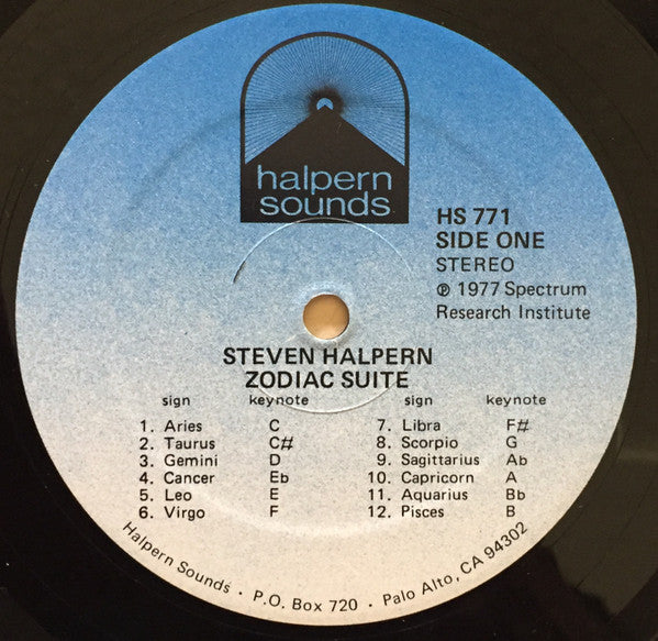 Steven Halpern : Zodiac Suite (LP, Album)