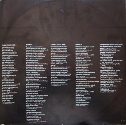 Dwight Twilley Band : Twilley Don't Mind (LP, Album)