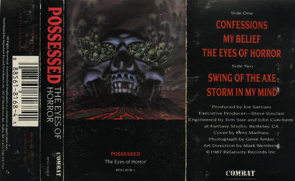 Possessed : The Eyes Of Horror (Cass, EP)