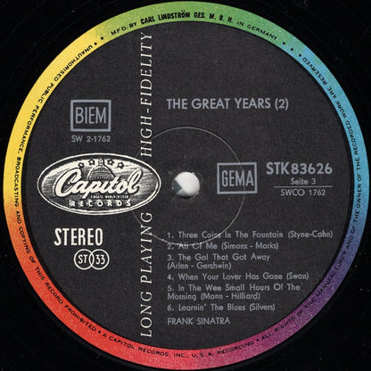 Frank Sinatra : The Great Years (3xLP, Comp, Duo)