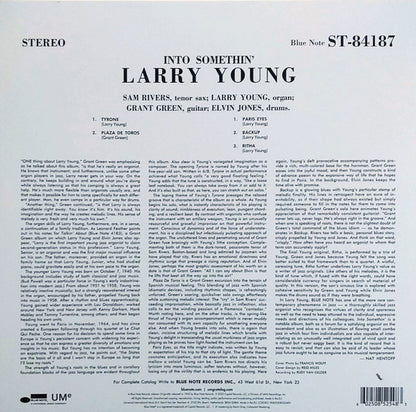Larry Young : Into Somethin' (LP, Album, RE, 180)