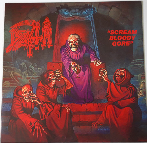 Death (2) : Scream Bloody Gore (LP, Album, RE, RM, RP)