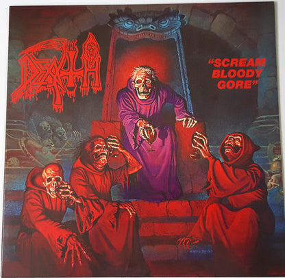 Death (2) : Scream Bloody Gore (LP, Album, RE, RM, RP)