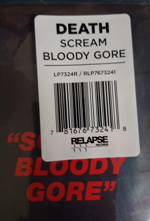 Death (2) : Scream Bloody Gore (LP, Album, RE, RM, RP)