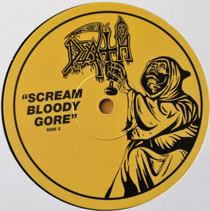 Death (2) : Scream Bloody Gore (LP, Album, RE, RM, RP)