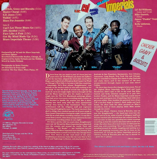 Lil' Ed And The Blues Imperials : Chicken, Gravy & Biscuits (LP, Album)