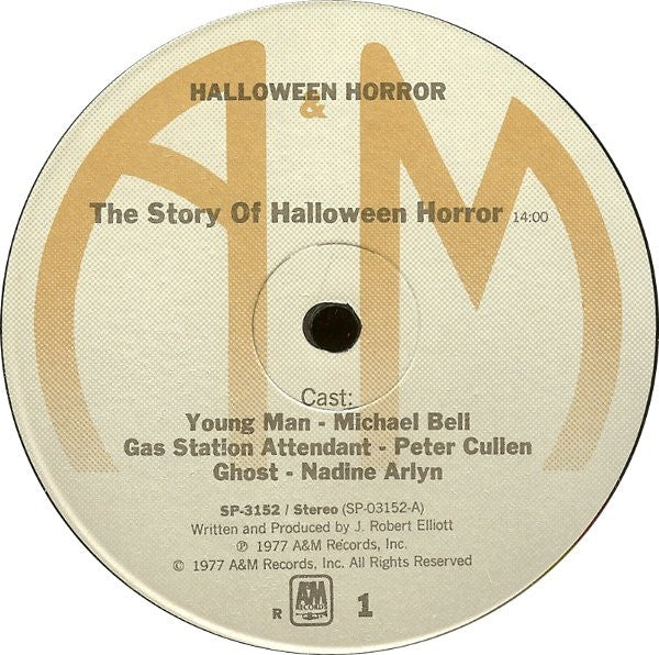 J. Robert Elliot : Halloween Horrors: The Sounds Of Halloween (And Other Useful Effects) (LP, Album, R -)