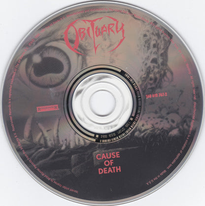 Obituary : Cause Of Death (CD, Album, RE, RM)