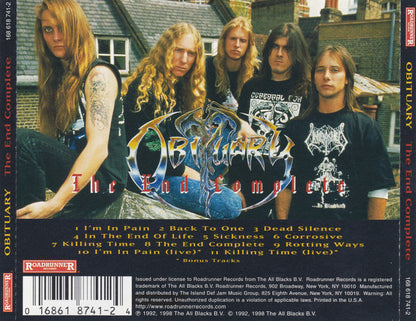 Obituary : The End Complete (CD, Album, RE, RM, RP)
