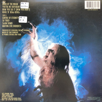 Ozzy Osbourne : Bark At The Moon (LP, Album, Car)