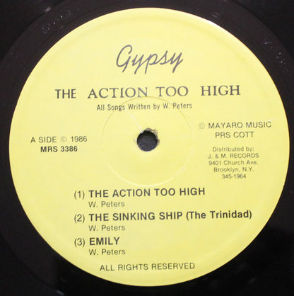 Gypsy : The Action Too High (LP, Album, Yel)