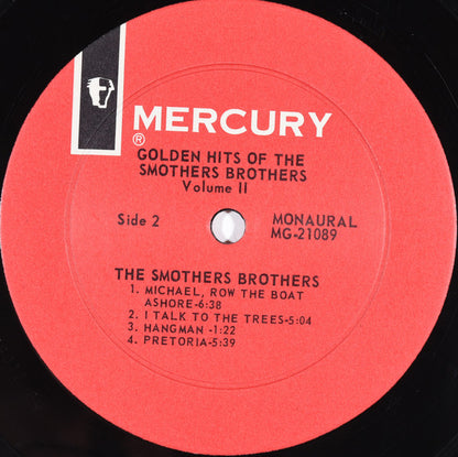 Smothers Brothers : Golden Hits Of The Smothers Brothers Vol. 2 (LP, Album, Mono, MP)