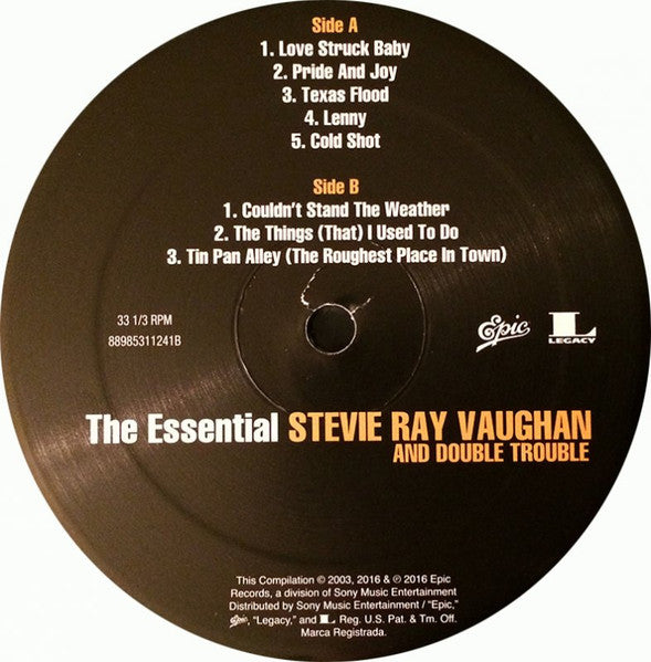 Stevie Ray Vaughan And Double Trouble* : The Essential Stevie Ray Vaughan And Double Trouble (2xLP, Comp)