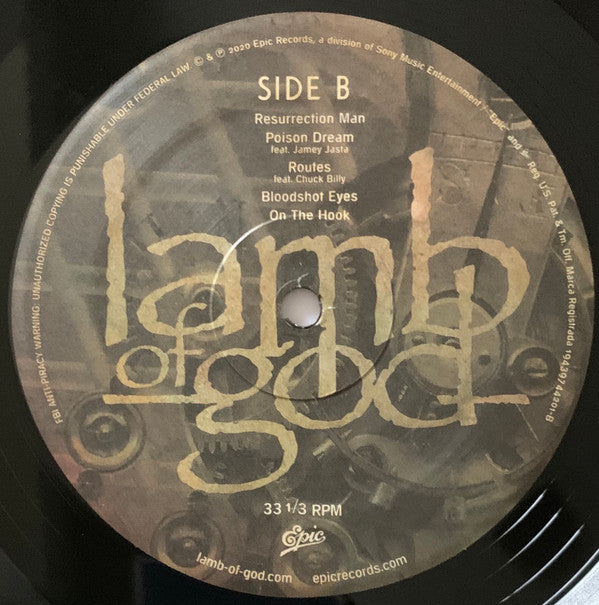 Lamb Of God : Lamb Of God (LP, Album)
