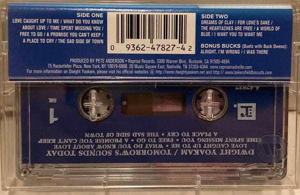 Dwight Yoakam : Tomorrow's Sound Today (Cass, Album)