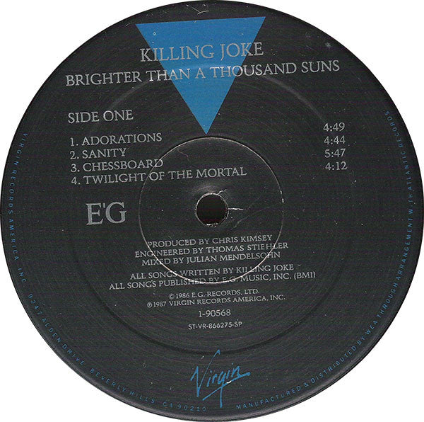 Killing Joke : Brighter Than A Thousand Suns (LP, Album, Spe)