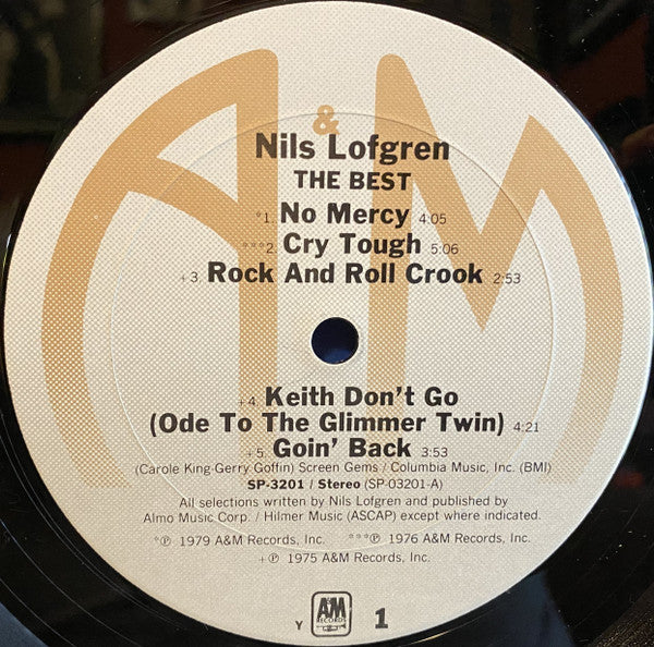 Nils Lofgren : The Best (LP, Comp, Ter)
