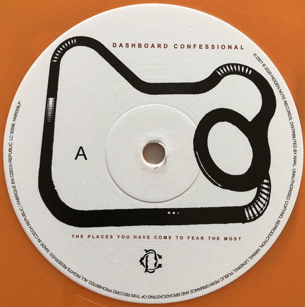 Dashboard Confessional : The Places You Have Come To Fear The Most (LP, Album, Ltd, RE, Ora)