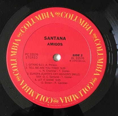 Santana : Amigos (LP, Album, RE, Pit)