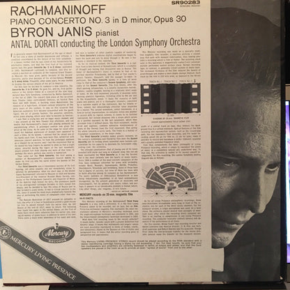 Rachmaninoff*, Byron Janis, London Symphony*, Antal Dorati : Piano Concerto No. 3 (LP, RE)