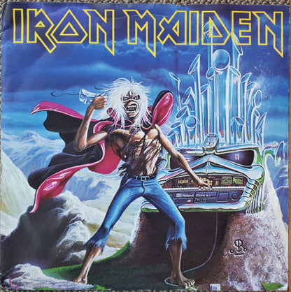 Iron Maiden : Run To The Hills (7", Single, Pap)