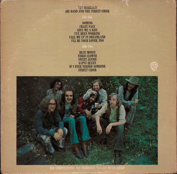 Van Morrison : His Band And The Street Choir (LP, Album, Pit)