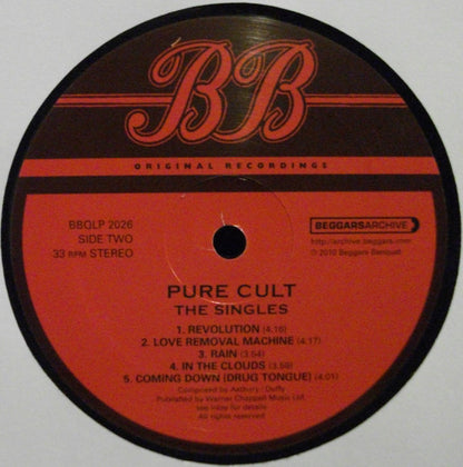 The Cult : Pure Cult The Singles 1984 - 1995 (2xLP, Comp, RE, GZ )