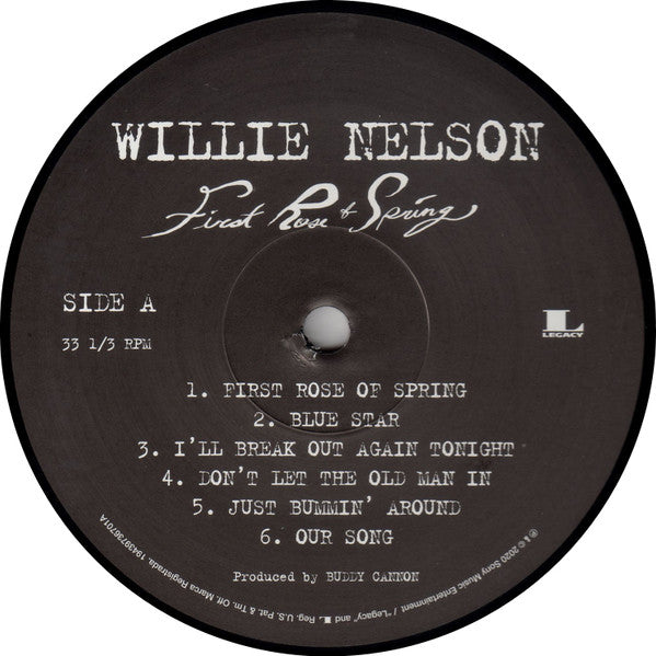 Willie Nelson : First Rose Of Spring (LP, Album)