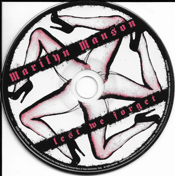 Marilyn Manson : Lest We Forget - The Best Of (CD, Comp, RE)