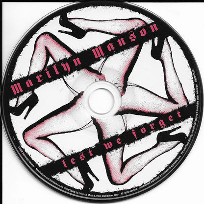 Marilyn Manson : Lest We Forget - The Best Of (CD, Comp, RE)