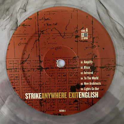 Strike Anywhere : Exit English (LP, Ltd, RE, Cle)
